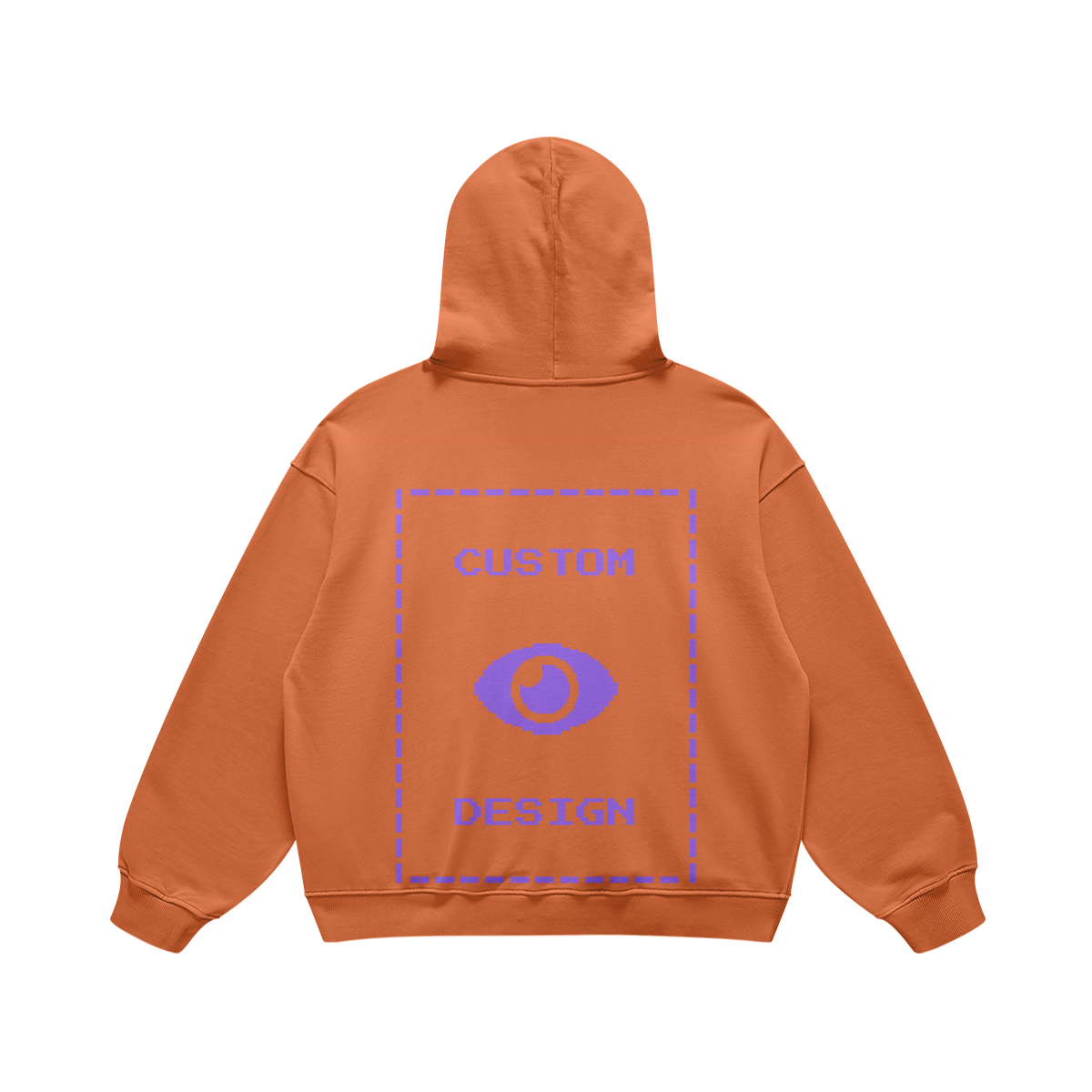Pixelweaver Collection | PW Custom 440GSM Super Heavyweight Oversized Retro Hoodie Back | DEJA