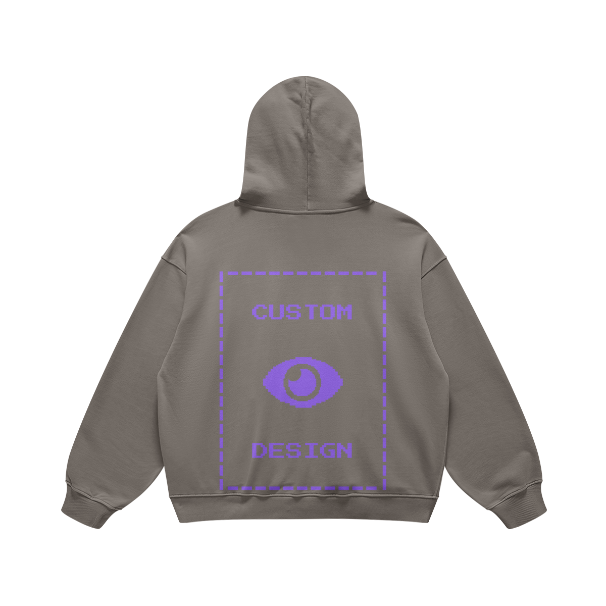 Pixelweaver Collection | PW Custom 440GSM Super Heavyweight Oversized Retro Hoodie Back | DEJA